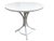 White Round Beech Table, 1950s For Sale