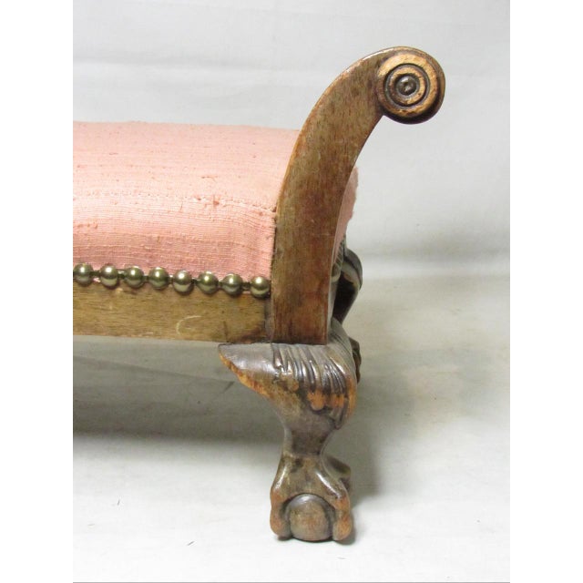 Antique English Foot Stool For Sale - Image 11 of 13