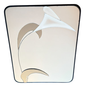 Vintage Sculptural Layered Mirror by David Marshall, 1989