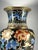 Large Vintage Chinese Cloisonné Vase With Gilded Phoenix & Peony Motifs on Carved Rosewood Stand For Sale In Houston - Image 6 of 15