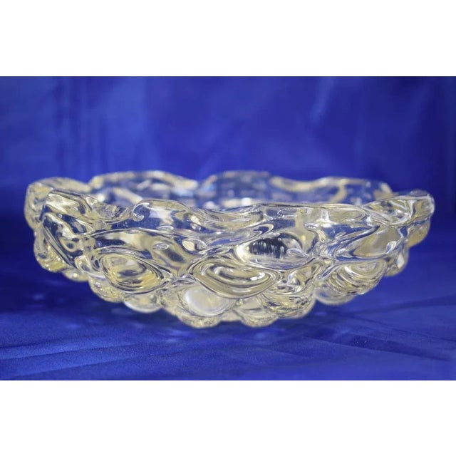 Pocket emptier "lens" by Ercole Barovier, Italian production of the 1950s. Glass. Good condition, minimal signs of time...