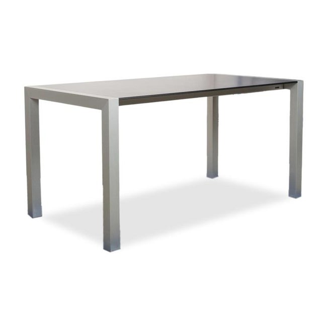 Modern Kristalia Sushi Wooden Dining Table in Anthracite Silver with Manual Extension Function For Sale - Image 3 of 14