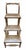 Nancy Corzine White Gold Giltwood Library Step Ladder. Unsigned.