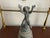 French Vintage Statue of a Child / Cherub With Raised Arms by Chanticleer For Sale - Image 3 of 7
