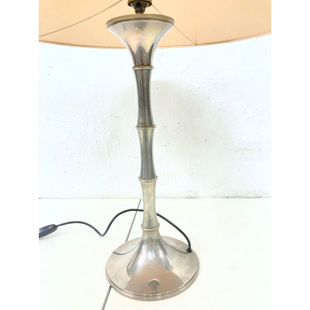 1970s Bamboo Table Lamp by Ingo Maurer M Design, 1970s For Sale - Image 5 of 13