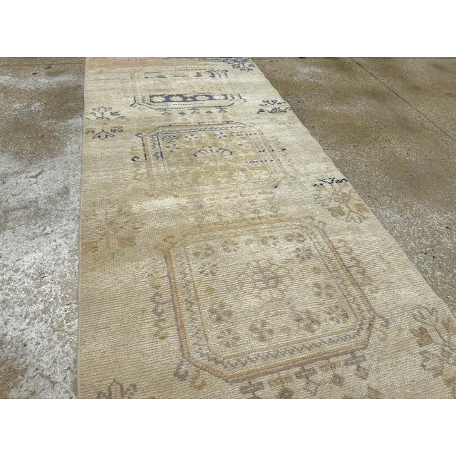 Mid 20th Century Galerie Shabab Collection Mid-20th Century Turkish Anatolian Runner For Sale - Image 5 of 10
