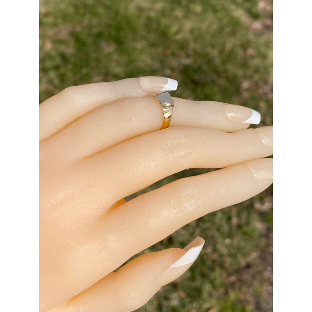 The Great: Childs Heart Signet Ring in Yellow Gold For Sale - Image 11 of 11