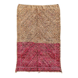 Mid 20th Century Modern Moroccan Beni Mguild Rug For Sale