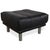 Set of BMP 418 Lounge Chair and Ottoman in Black Leather from Rolf Benz, Set of 2 For Sale - Image 5 of 18