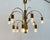 Vintage German Brass Chandelier from Star Leuchten, 1970s For Sale - Image 10 of 18