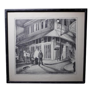 Don Freeman, Artist Proof Lithograph c.1930 For Sale