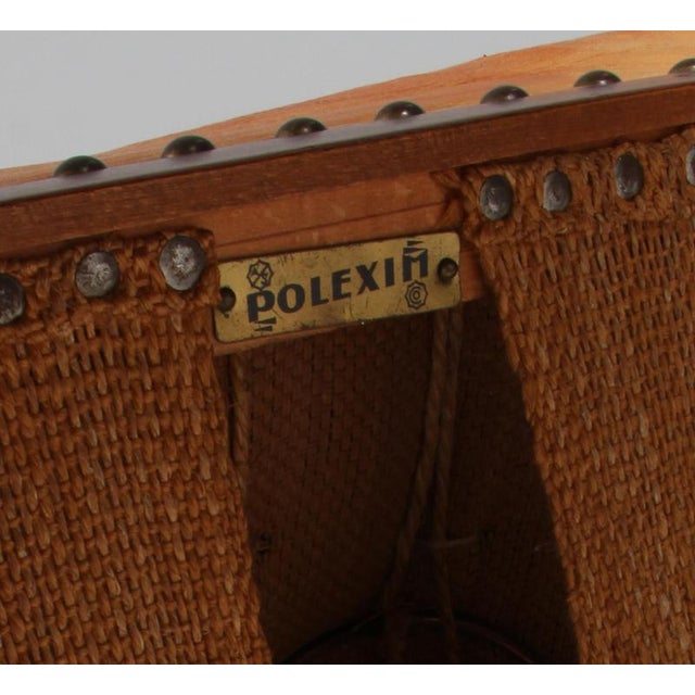 Brown Polexim Armchair in Patinated Nature Leather by Kaare Klint, 1940s For Sale - Image 8 of 11