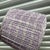 2000 - 2009 Lilac and White Ikat Silk Pleated Lamp Shade For Sale - Image 5 of 5