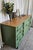 Green Thomasville Green Dresser, Tamerlane Collection, Mid Century Modern, Credenza 1950's For Sale - Image 8 of 16