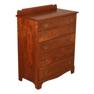 E.A. Clore Custom Walnut High Chest For Sale