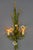 Italian Toleware White Poppy and Wheat Green Floral Bouquet Two-Light Sconce, 1960s For Sale - Image 4 of 18