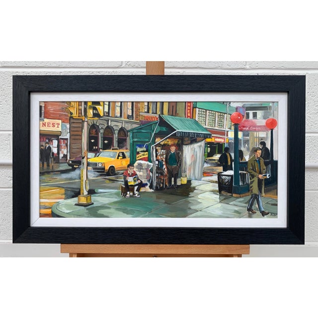 Angela Wakefield New York City Street Scene Painting - Unique Original Art by Leading British Contemporary Artist, 2019 For Sale - Image 4 of 9
