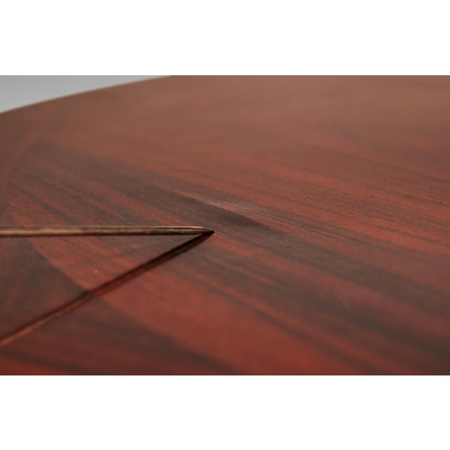 Mid-Century Danish Modern Dining Table W/ Pedestal Base in Rosewood by Skovby Møbelfabrik, Denmark, C. 1970s For Sale - Image 13 of 18