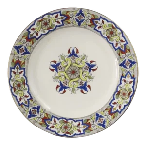 Royal Worcester Dinner Plates Pattern No. 8968 19th Century Davis Collamore & Co. New York - Set of 6