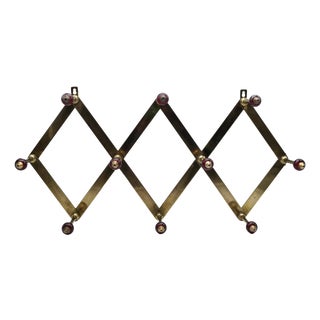 AT4 Wall Coat Rack by by Luigi Caccia Dominioni for Azucena, 1950s For Sale