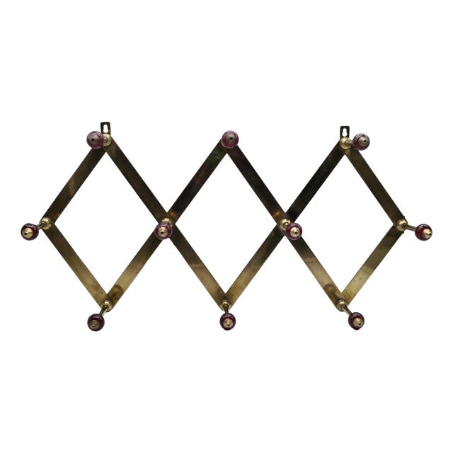 AT4 Wall Coat Rack by by Luigi Caccia Dominioni for Azucena, 1950s For Sale