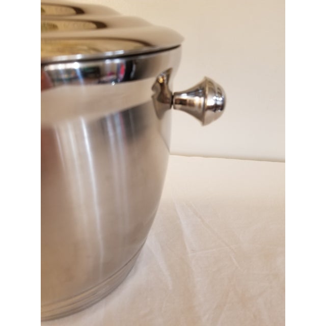 Lenox Lenox Tuscany Classics Stainless Steel Ice Bucket For Sale - Image 4 of 8