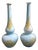 Murano Glass Opaline Soliflower Vases, Set of 2 For Sale