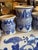 Chinese Vintage Chinese Blue and White Tulip Vase Vase For Sale - Image 3 of 9