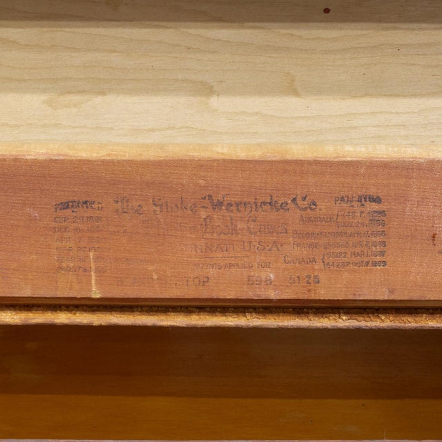 Late 19th C. Mahogany Globe-Wernicke 4 Stack Lawyer's Bookcase c.1890-1899 For Sale - Image 11 of 12