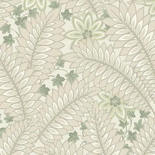 Borastapeter Hidden Ivy Wallpaper in Parchment For Sale