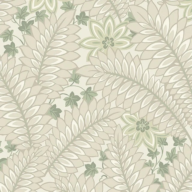 Borastapeter Hidden Ivy Wallpaper in Parchment For Sale
