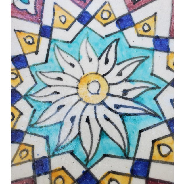 A rare or one of a kind exquisite Moroccan plate / charger not only for decoration purpose, but also to serve amazing...