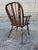 Pair of 19th Century Low Back Solid Wood Windsor Armchairs For Sale - Image 11 of 16