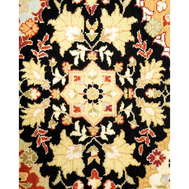 Traditional Mogul, One-of-a-Kind Hand-Knotted Area Rug in Orange, 8' 0" x 10' 3" For Sale - Image 3 of 8