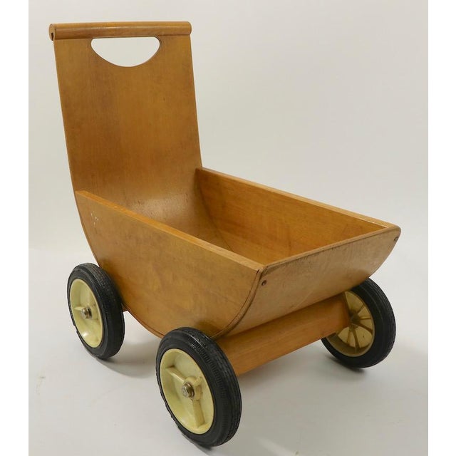 1950s Mid Century Wood Stroller Toy by Creative Playthings Chairish