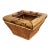 Vintage Scorched Bamboo and Cane Planter For Sale