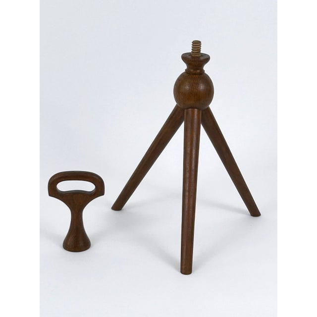 Mid-Century Teak Tripod Side Table from Cesare Lacca, Germany, 1960s For Sale - Image 18 of 18