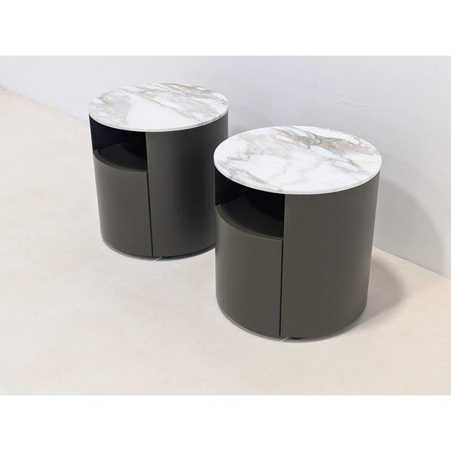 Onda Nightstands from Poliform, Set of 2 For Sale - Image 3 of 13