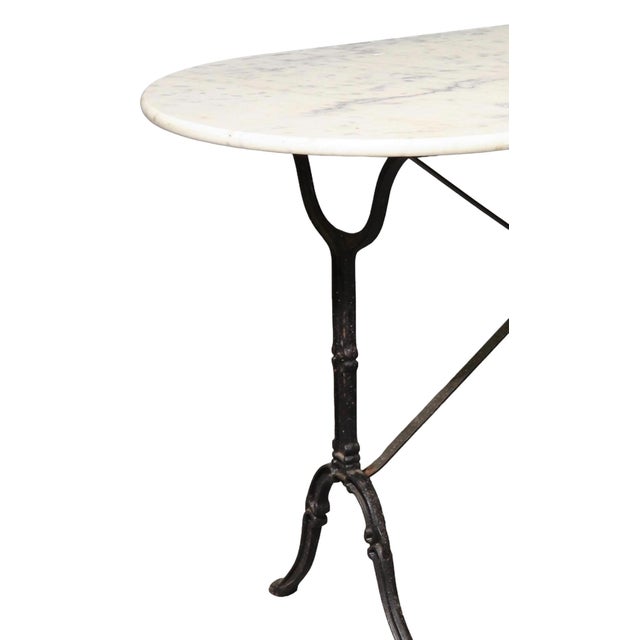 Early 20th Century French Antique Marble Top Bistro Table Chairish