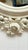 Vintage Floral & Fruit Mirror; Antique White For Sale - Image 4 of 4
