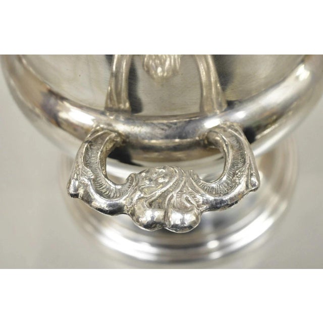 Metal Vintage W&s Blackinton Silver Plated Trophy Cup Urn Champagne Chiller Ice Bucket For Sale - Image 7 of 12