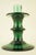 Forest Green Vintage Glass Candleholder attributed to Enrico Taddei, 1940s For Sale - Image 8 of 18