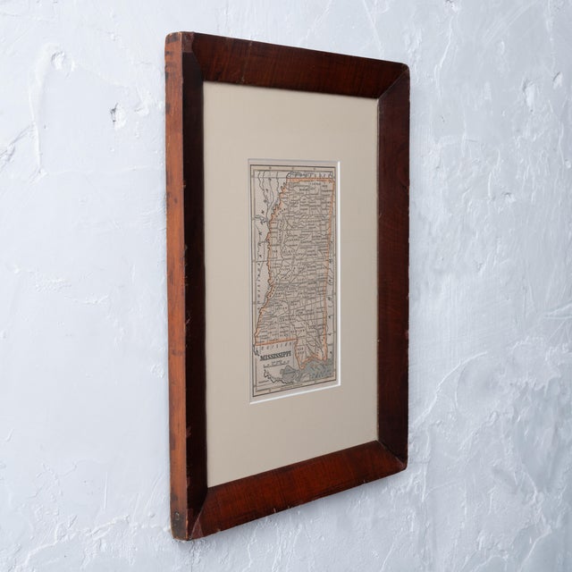Map of Mississippi From Fanning's Illustrated Gazetteer, 1853 For Sale - Image 4 of 6