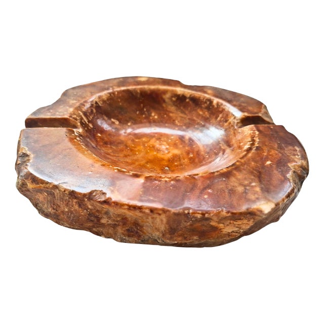 Vintage Italian Ashtray in Onyx, 1960s For Sale