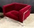 1970s Stendig Mid-Century Modern Cube Lounge Chairs in Burgundy Mohair Velvet and Chrome, Robert Hausmann for De Sede Style - A Pair For Sale - Image 5 of 16