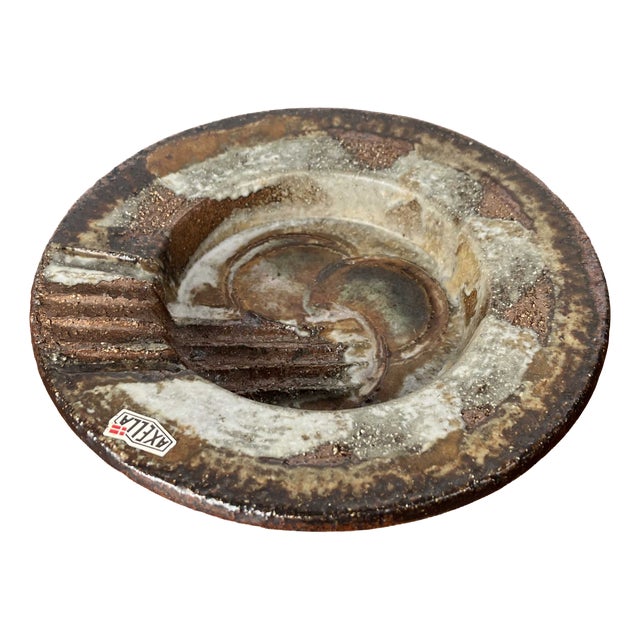 Mid-Century Modern Danish Studio Pottery Bowl by Aksel Larsen for Axella, 1960s For Sale