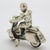 Vintage Italian Handmade Genuine Silver Iconic Vespa Scooter Figurine Sculpture, Made in Arezzo (Ar, Tuscany) For Sale - Image 6 of 10