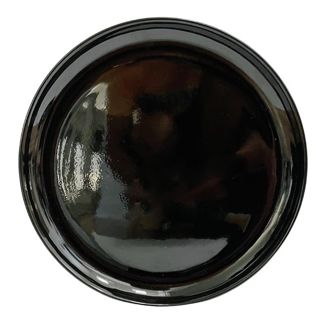 1980 Fitz & Floyd Black Soup Tureen With Lid, Underplate and Ladle - 4 PCS For Sale - Image 10 of 12