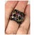 Metal Sterling Multi-Color Gemstone Ring, Size 9 For Sale - Image 7 of 10