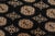 Textile Bokhara Rug 9’1” X 12’1” Black Wool Tribal Hand-Knotted Oriental Carpet For Sale - Image 7 of 13